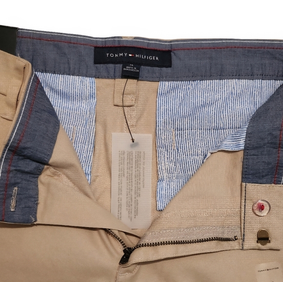 Women's Tommy Hilfiger Khaki 9" Hollywood Chino Shorts Size 16 - Picture 10 of 14